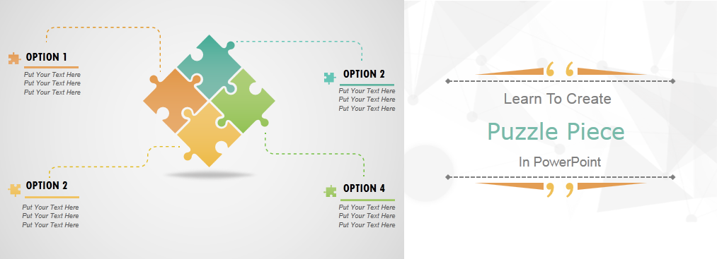 Learn To Create Puzzle Piece In PowerPoint