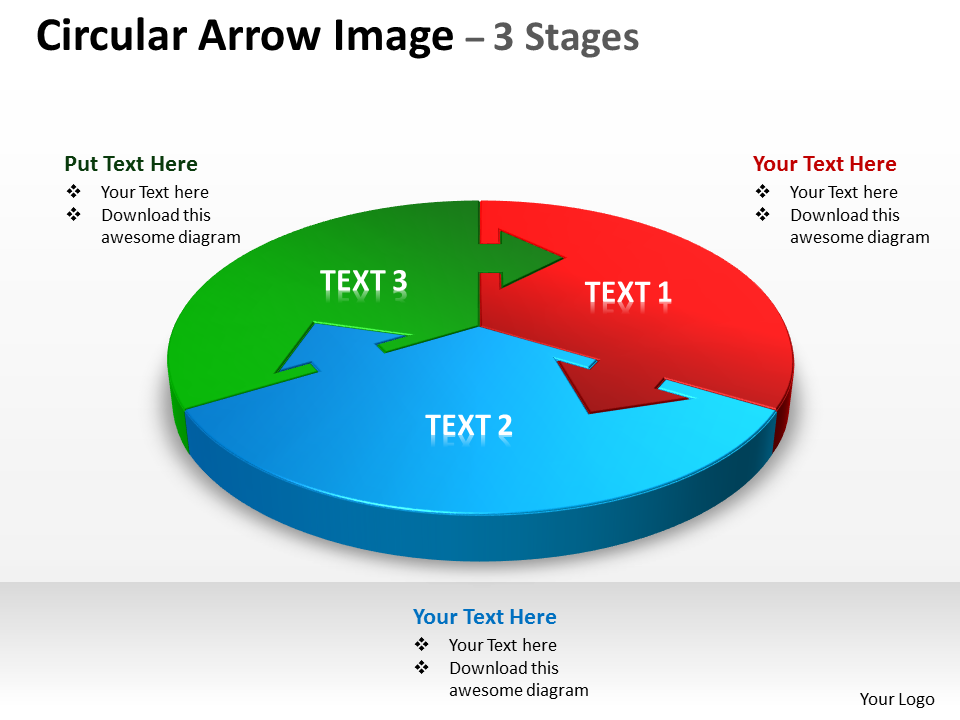 Marketing Circular Arrow Diagram 