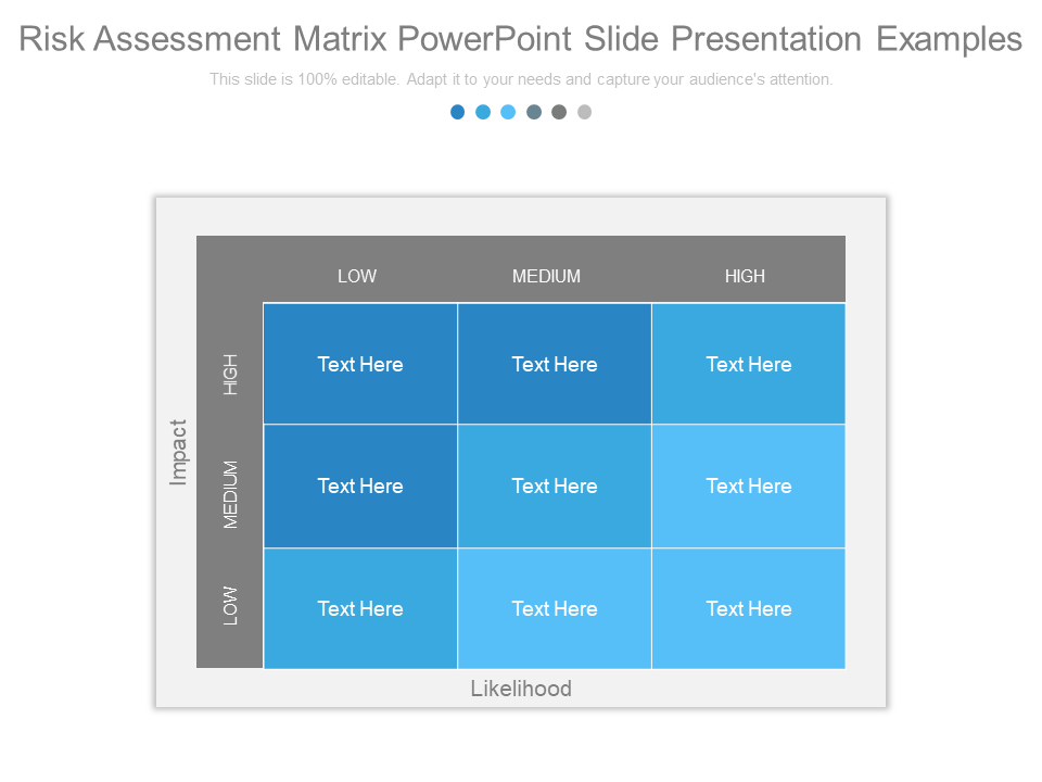 Risk Assessment Matrix PowerPoint Slide Presentation Examples