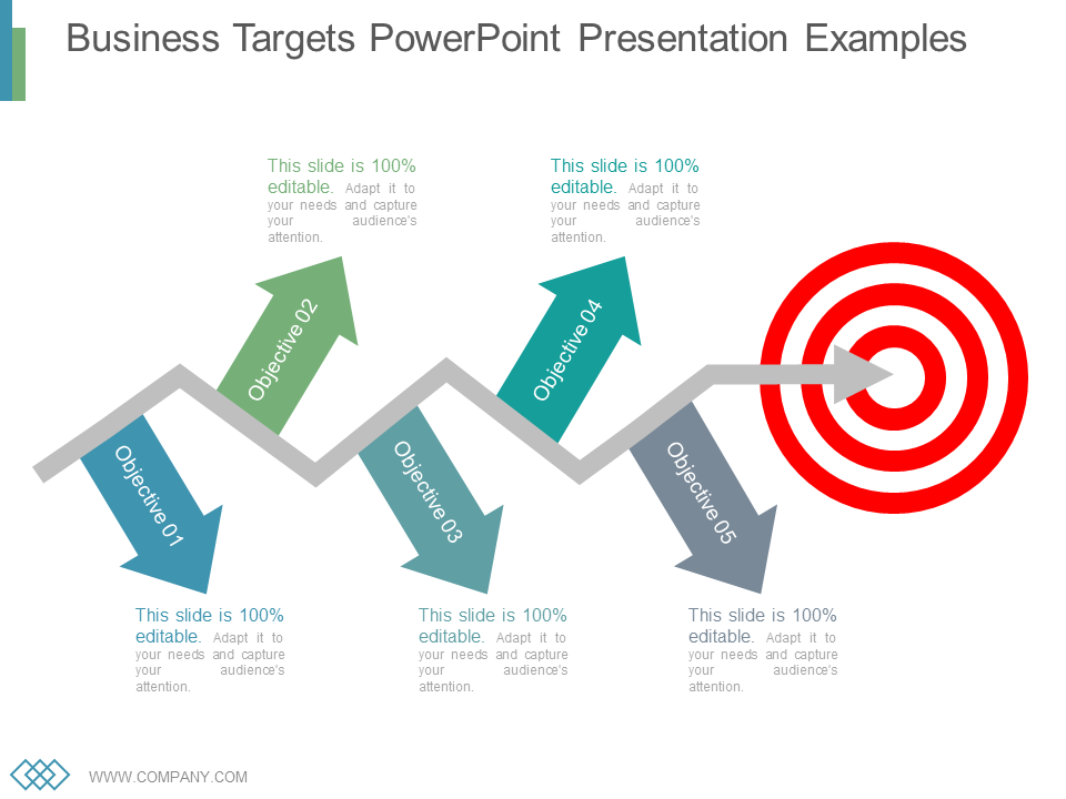Business Targets PowerPoint Presentation Examples