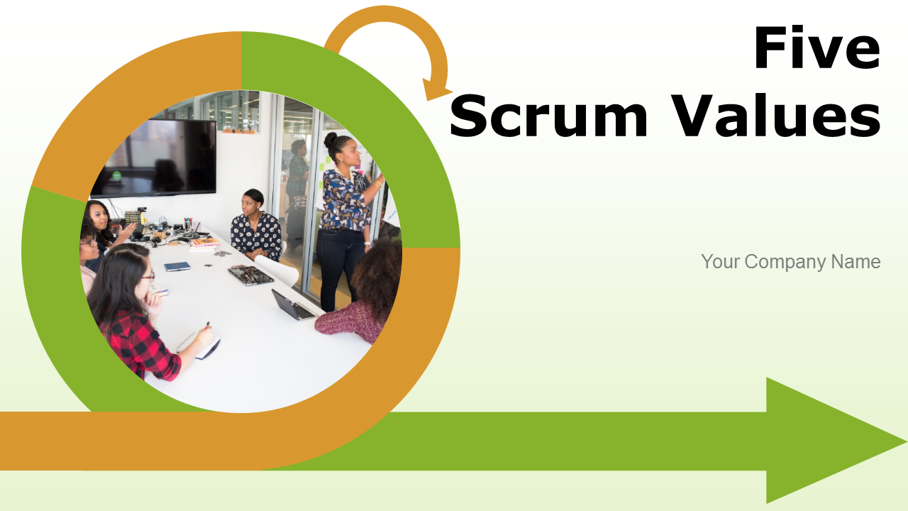 Five Scrum Values Development Team PowerPoint Presentation Complete Deck